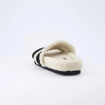 CUSHIONAIRE Cuddle Fur Slippers for Women, Cozy & Stylish