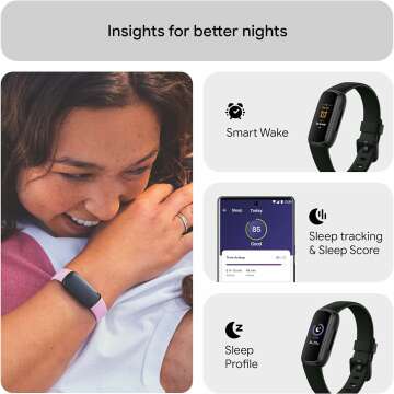 Fitbit Inspire 3 Health & Fitness Tracker with Stress Management