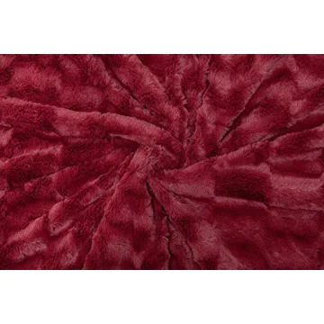Chanasya Super Soft Mink Throw Blanket in Elegant Maroon