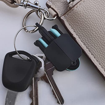 Stylish Hair Tie Hub Holder with Bonus Hair Ties