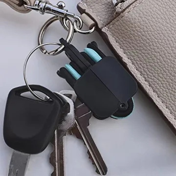 Stylish Hair Tie Hub Holder with Bonus Hair Ties