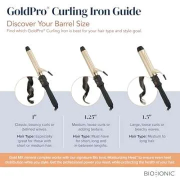 BIO IONIC Goldpro Curling Iron 1.5Inch
