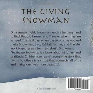 The Giving Snowman: A Children’s Bedtime Story about Gratitude