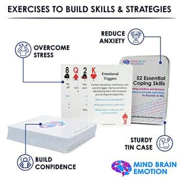 Mind Brain Emotion Therapy Card Games: Build Coping & Life Skills