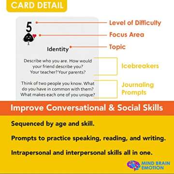Mind Brain Emotion Therapy Card Games for Teens