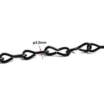 S Hook Steel Hanging Harness Chain for Hanging Poultry Drinker Feeder, Adjustable 40" Long, Tested Hold 30lb Weight