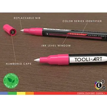 TOOLI-ART Acrylic Paint Pens for Vibrant Multisurface Art