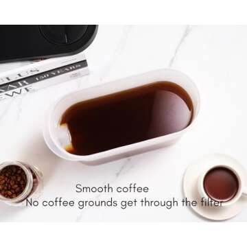 JILLMO Iced Coffee Pitcher, 3/4 Gallon Cold Brew Coffee Maker with Steel Fine Mesh Filter, Green