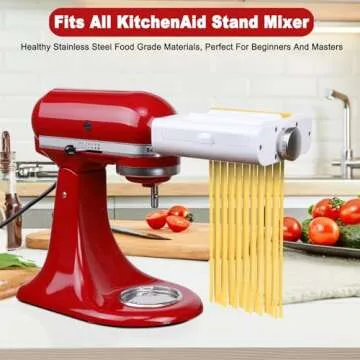 RETHONE 3-in-1 Pasta Maker Attachment for KitchenAid