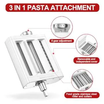 RETHONE 3-in-1 Pasta Maker Attachment for KitchenAid