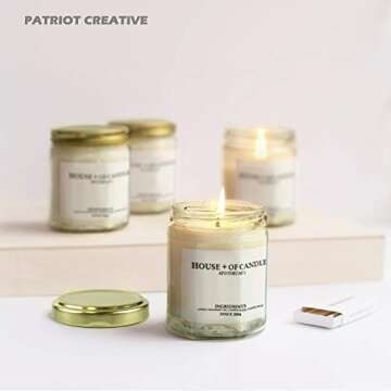 Hexagon Glass Jars with Gold Lids - 30pcs 6oz