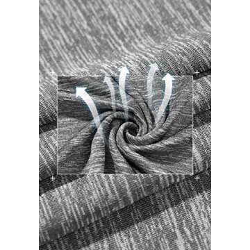 Cosy Pyro Women's Short Sleeve V-Neck Athletic T-Shirt Exercise Yoga Tees Dry Fit Gym Shirts Moisture Wicking Workout Tops Pack of 5 Black1/Black/Gray/Wine/Azure L