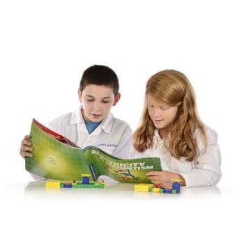 Thames & Kosmos Electricity & Magnetism Science Kit | 62 Safe Experiments Investigating Magnetic Fields & Forces for Ages 8+ | Assemble Electric Circuits with Easy Snap-Together Blocks