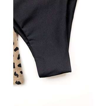 Floerns Women's One Shoulder Bralette Bikini Swimsuit