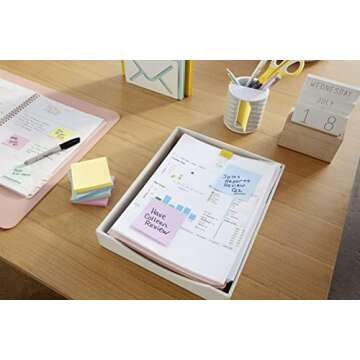 Eco-Friendly Post-it Greener Notes in Pastel Colors