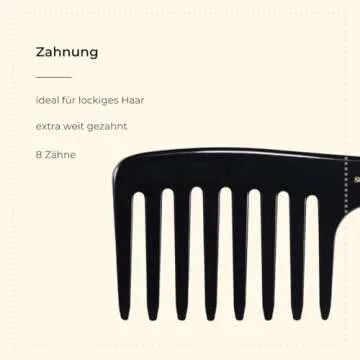 Hercules Sägemann Magic Star Comb, Anti-Static for Long Hair