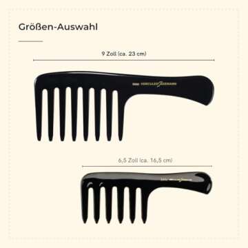 Hercules Sägemann Magic Star Comb, Anti-Static for Long Hair