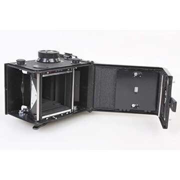 YASHICA MAT 124 G TLR Medium Format Vintage Film Camera with 80MM Lens + Strap/Cap/New Battery Working Meter Like New Mint