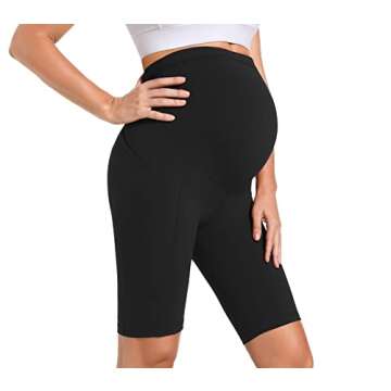 Comfy Maternity Yoga Shorts - Supportive & Stylish