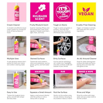 The Pink Stuff Miracle Cream Cleaner - Superior Cleaning Power