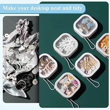 Kathfly Portable Hair Accessory Organizer - Stackable Storage Box