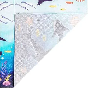 Shark Paper Napkins for Parties - 100 Pack