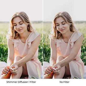 K&F Concept 52mm Shimmer Diffusion 1 Filter Glimmer Glass Effect Filter with 28 Multi-Coatings for Camera Lenses (Nano-X Series)