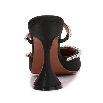 Stunning Vertundy Women's Rhinestone Mule Heels for Any Occasion