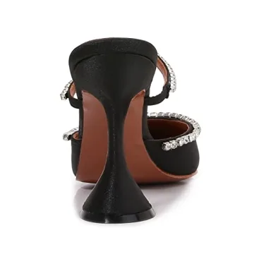 Stunning Vertundy Women's Rhinestone Mule Heels for Any Occasion