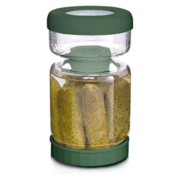 WhiteRhino Glass Pickle Jar - Your Perfect Pickle Companion!