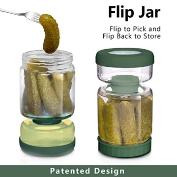WhiteRhino Glass Pickle Jar - Durable & Airtight Solution