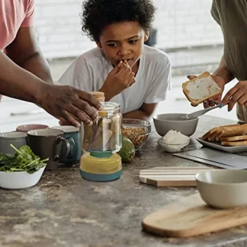 WhiteRhino Glass Pickle Jar - Durable & Airtight Solution