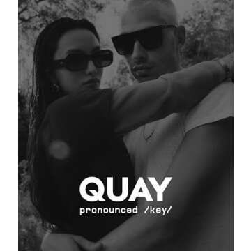 Quay - Blue Light Glasses for Men & Women, Square Lenses with Blue Light Protection (Hardwire Medium, Tortoise)