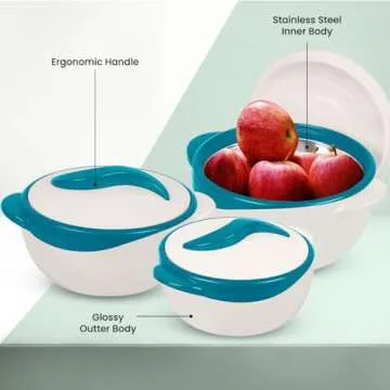 Pinnacle Insulated Bowls - Stylish Thermal Serving Set