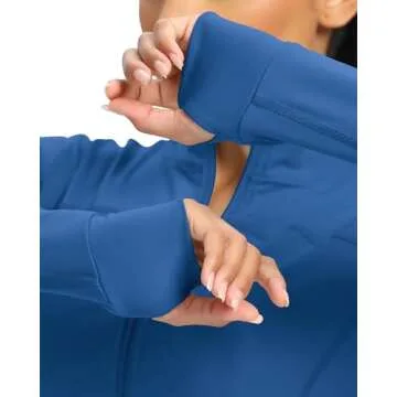 Lightweight Zip Up Crop Jacket for Yoga & Fitness