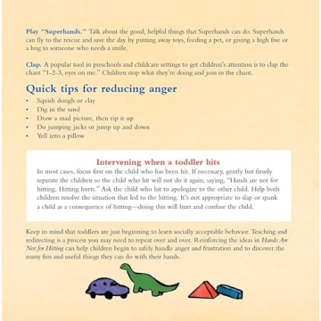 Hands Are Not for Hitting Board Book for Kids