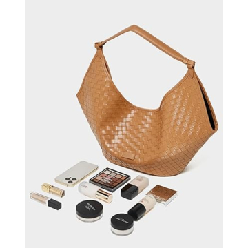 Rejolly Woven Leather Tote for Women - Trendy & Spacious