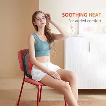 COMFIER Foot Massager: Shiatsu Heat Relief Bliss