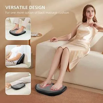 COMFIER Foot Massager: Shiatsu Heat Relief Bliss