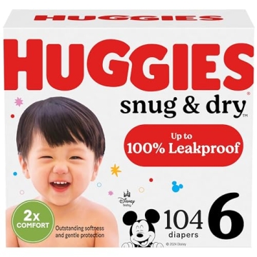 Huggies Size 6 Diapers - Snug and Dry Protection for Babies