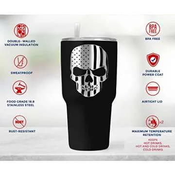 Patriotic 30oz Tumbler - Stylish & Durable Drinkware