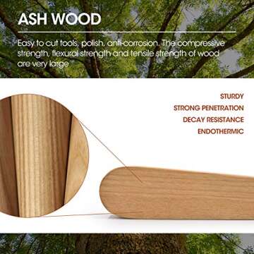 Mardili Hard Wood Tailors Clapper for Steam Iron to Set a steam