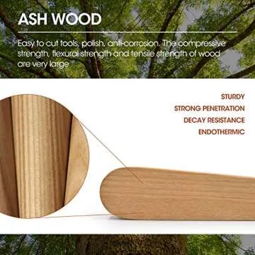 Mardili Hard Wood Tailors Clapper for Steam Iron to Set a steam