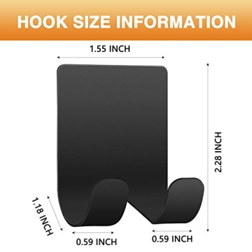 Heavy Duty Razor Holder Hooks for Bathroom and Kitchen