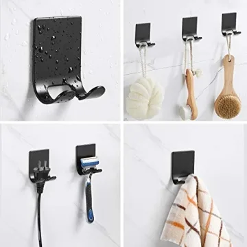 Heavy Duty Razor Holder Hooks for Bathroom and Kitchen
