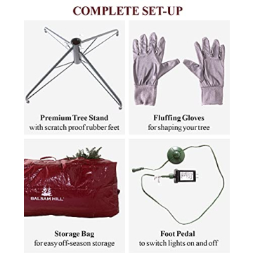 Balsam Hill 7.5ft Pre-Lit Berkshire Mountain Fir Christmas Tree