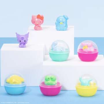 Hello Kitty and Friends, 12” Claw Machine with 8 Collectible Mini Figures - Officially Licensed Sa...