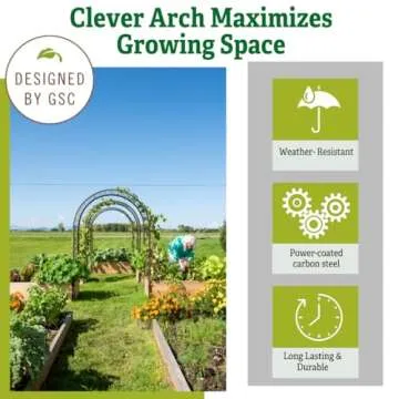 Gardener’s Supply Company Arch Trellis for Elevated Planters