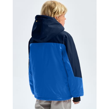 GEMYSE Boy's Waterproof Ski Snow Jacket for Winter Fun