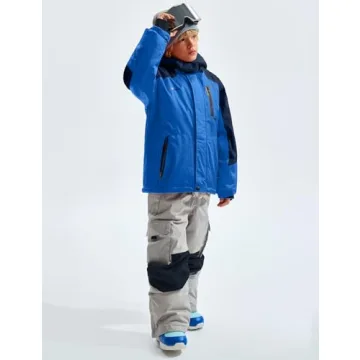 GEMYSE Boy's Waterproof Ski Snow Jacket for Winter Fun